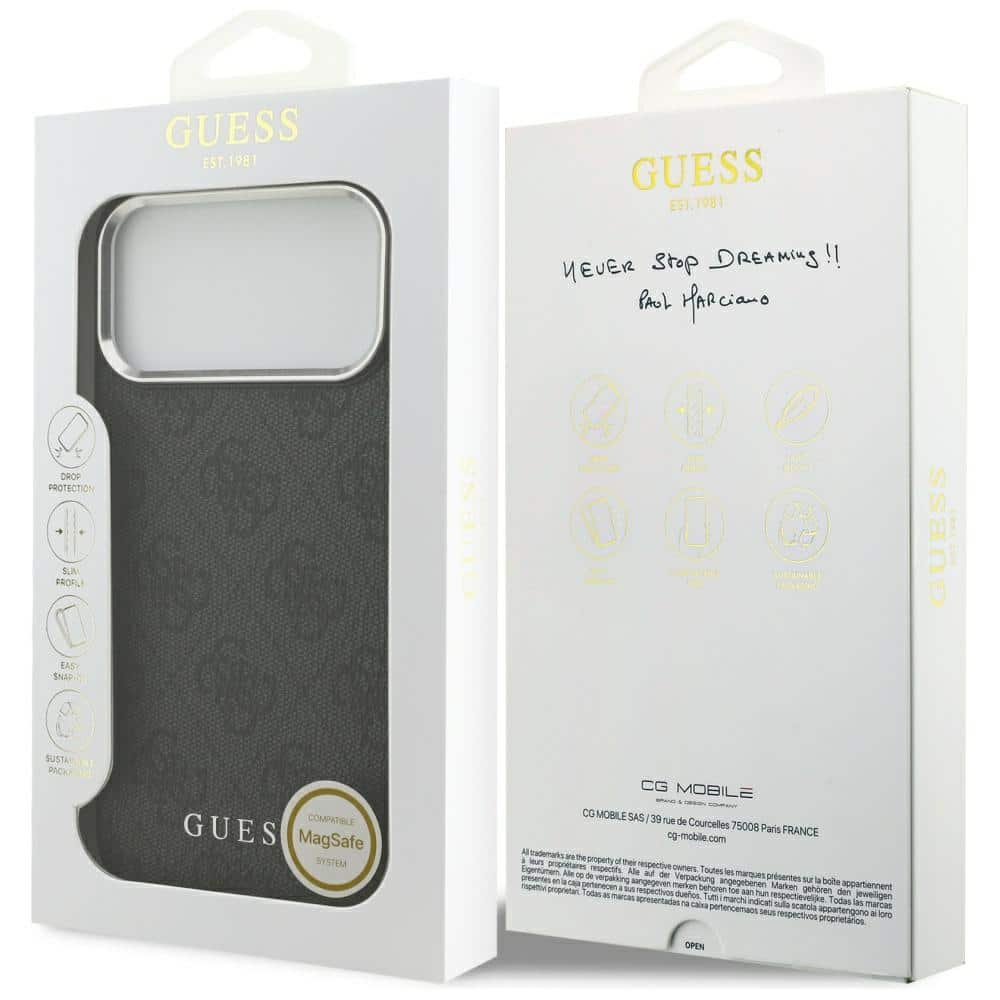 Guess 4G Classic Logo MagSafe - θήκη για Apple iPhone 17 Pro Max - Μαύρο - Image 8