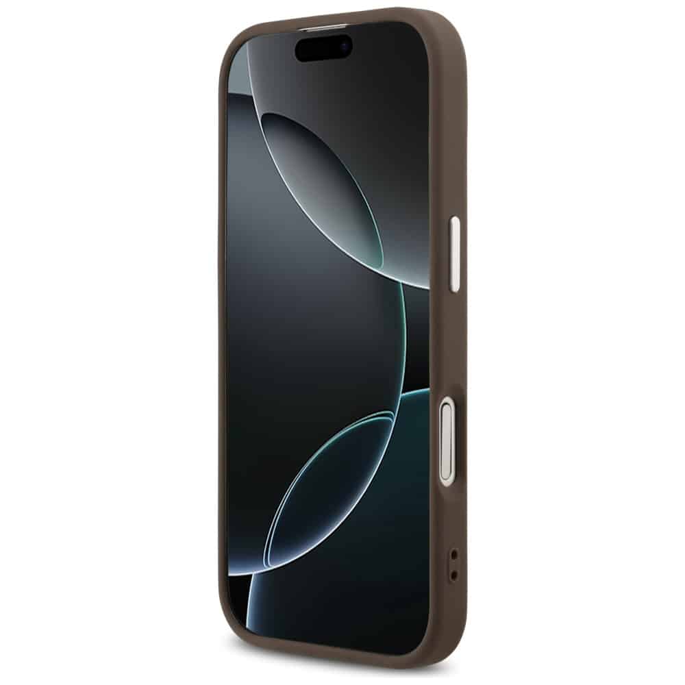 Case Guess 4G Classic Logo MagSafe για iPhone 17 καφέ - Image 5