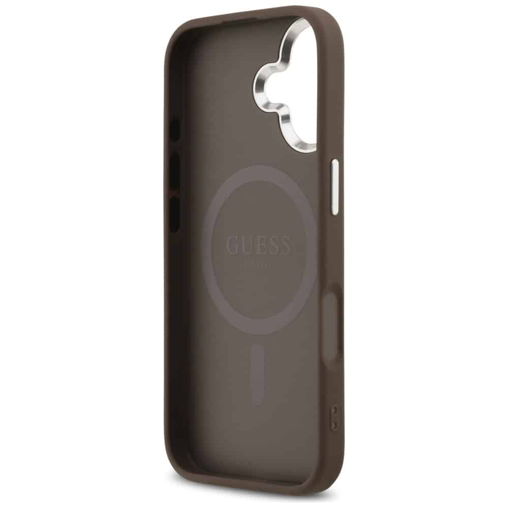 Case Guess 4G Classic Logo MagSafe για iPhone 17 καφέ - Image 7