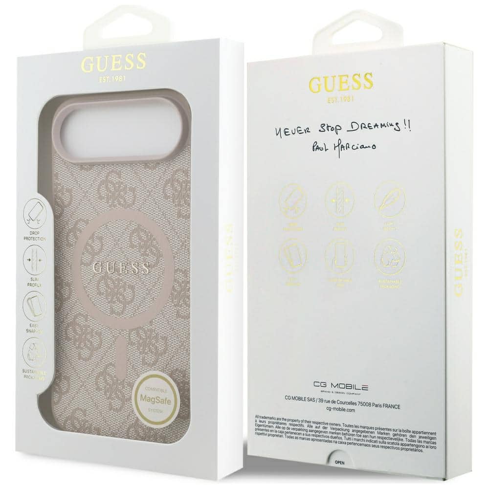 Guess 4G Ring Classic Logo MagSafe - θήκη για Apple iPhone Air - Ροζ - Image 8