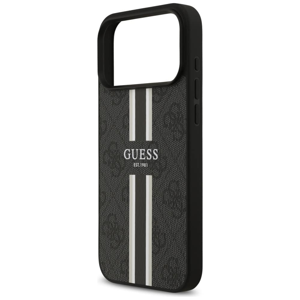 Guess 4G Printed Stripes MagSafe - θήκη για Apple iPhone 17 Pro Max - Μαύρο - Image 6