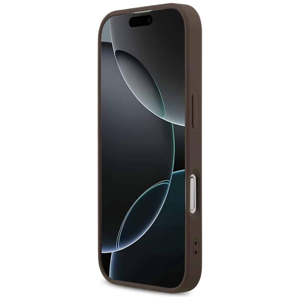 Case Guess 4G Printed Stripes MagSafe για iPhone 17 καφέ - Image 5