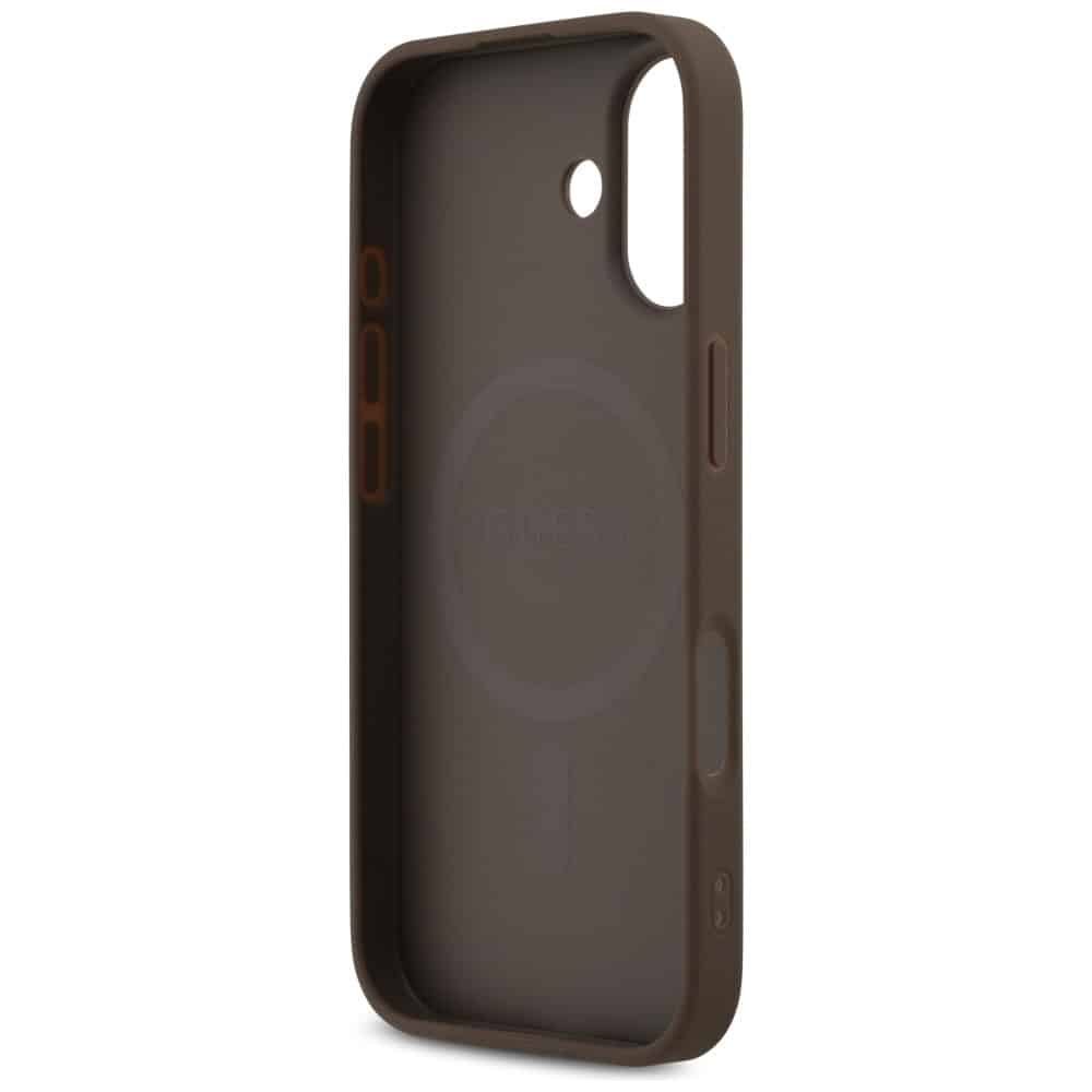Case Guess 4G Printed Stripes MagSafe για iPhone 17 καφέ - Image 7