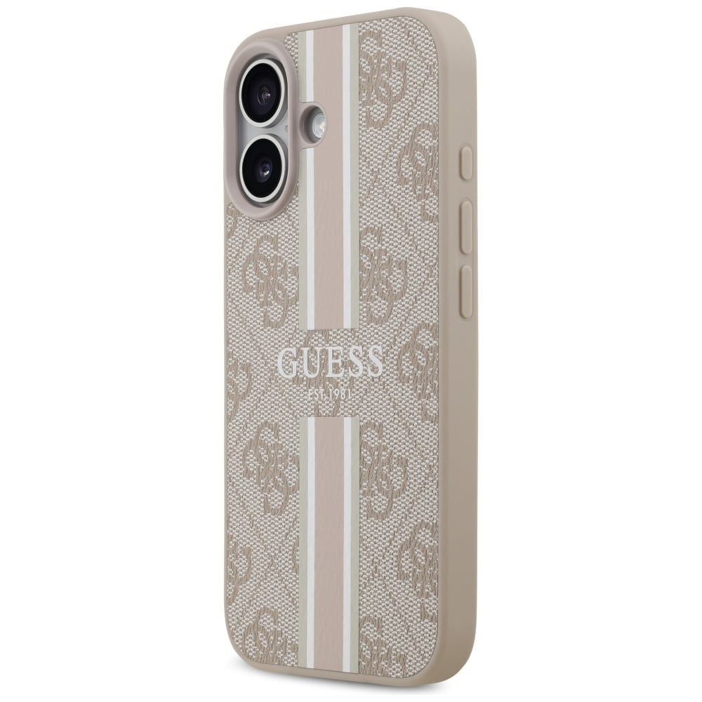 Case Guess 4G Printed Stripes MagSafe για iPhone 17 ροζ - Image 2