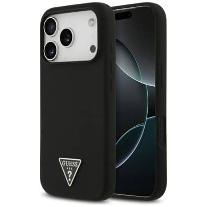 Guess Triangle Logo MagSafe - θήκη για Apple iPhone 17 Pro Max - Μαύρο
