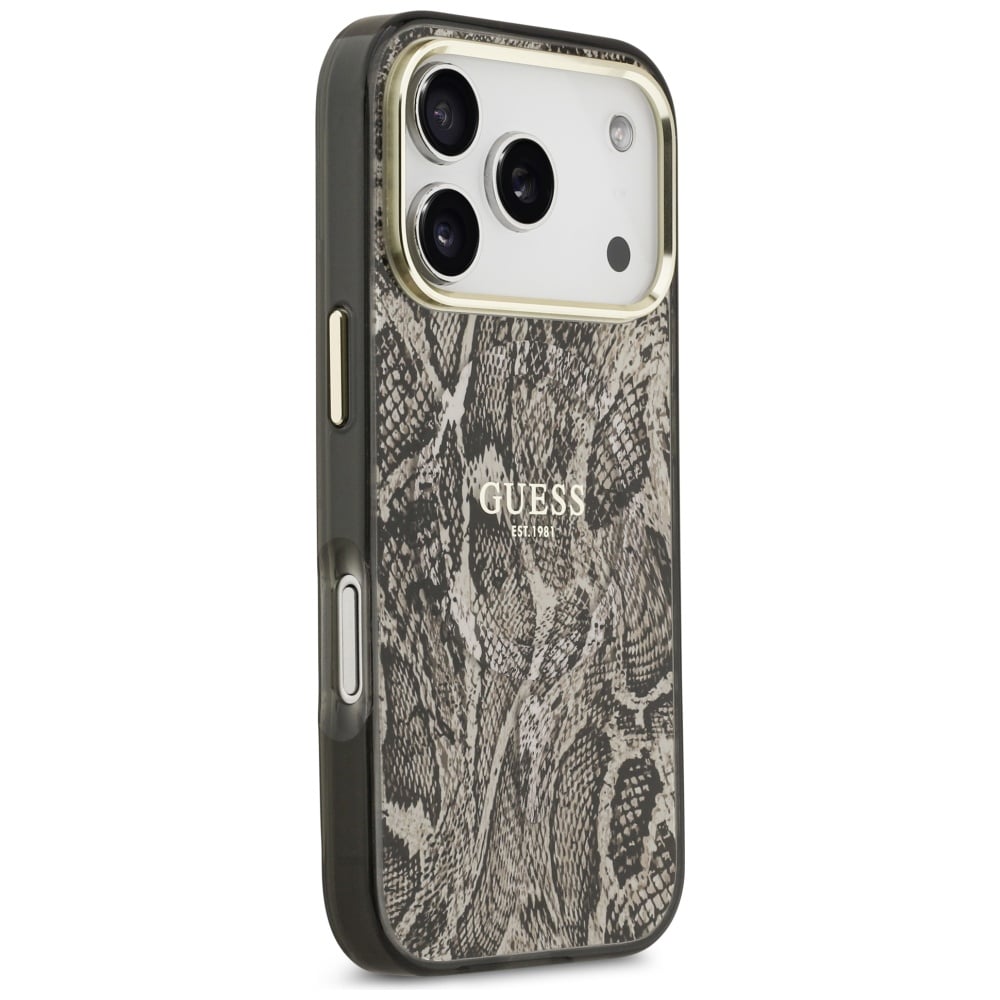 Guess Python Pattern MagSafe Θήκη για iPhone 17 Pro Max Καφέ - Image 4