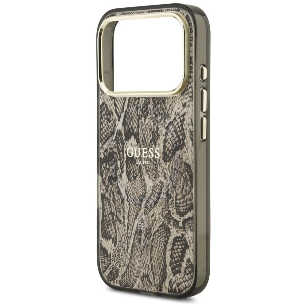 Guess Python Pattern MagSafe Θήκη για iPhone 17 Pro Max Καφέ - Image 6