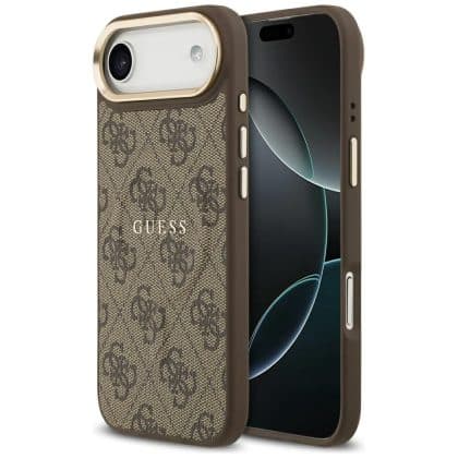 Guess 4G PU Classic Logo - θήκη για Apple iPhone Air - Καφέ