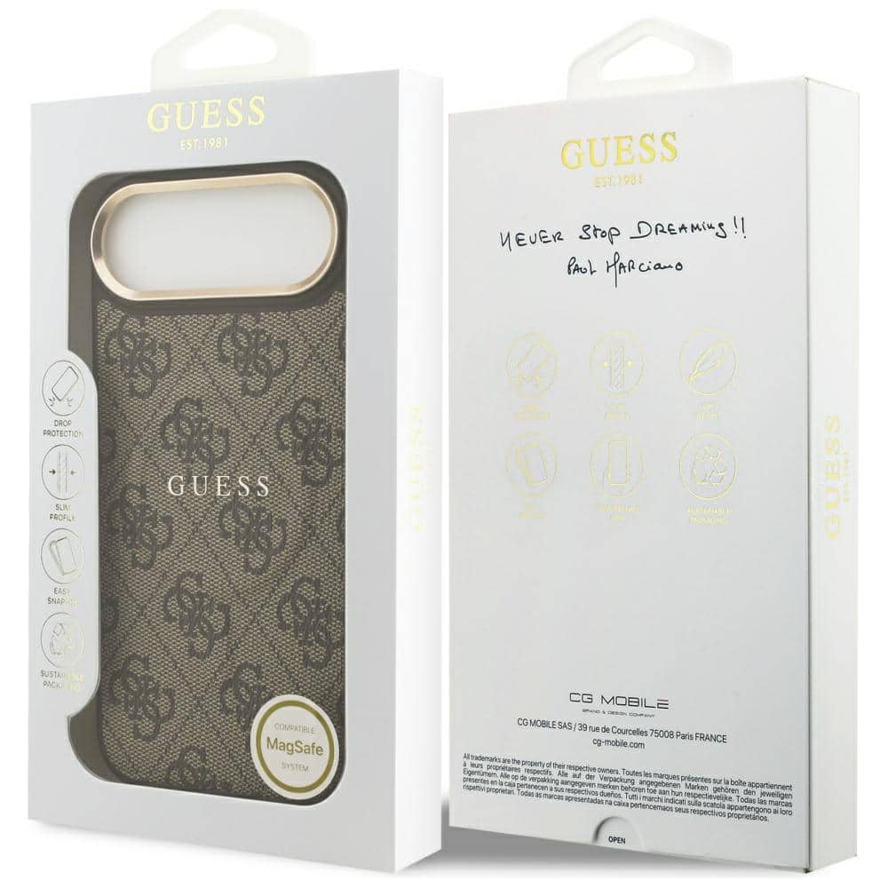Guess 4G PU Classic Logo - θήκη για Apple iPhone Air - Καφέ - Image 8