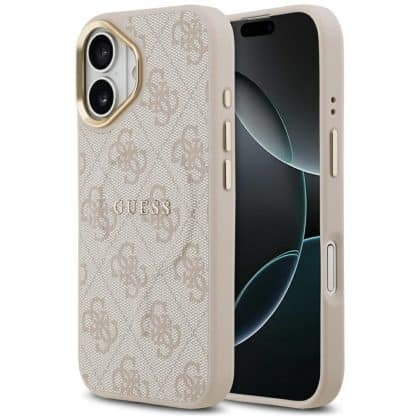Guess 4G PU Classic Logo - θήκη για Apple iPhone 17 - Ροζ