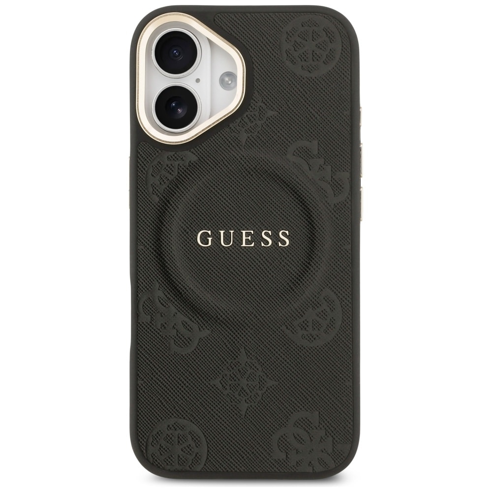 Case Guess Peony Hot Stamp MagSafe για iPhone 17 μαύρο - Image 3
