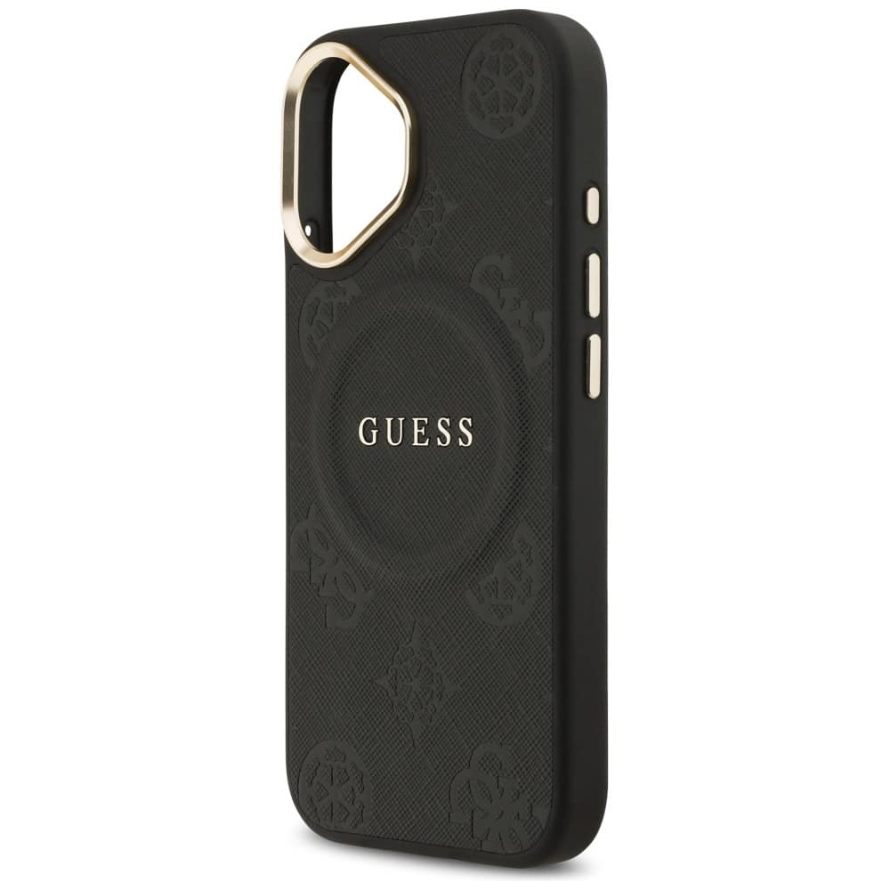 Case Guess Peony Hot Stamp MagSafe για iPhone 17 μαύρο - Image 6