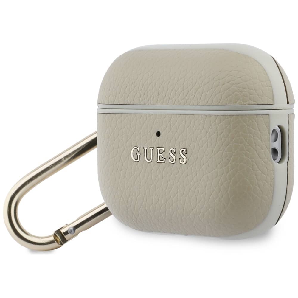 Case Guess Grained Classic Logo Hook για AirPods Pro 3 χρυσό - Image 3