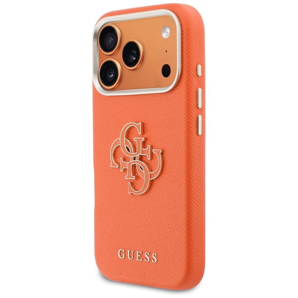Case Guess FW Resin Logo για iPhone 17 Pro πορτοκαλί - Image 2