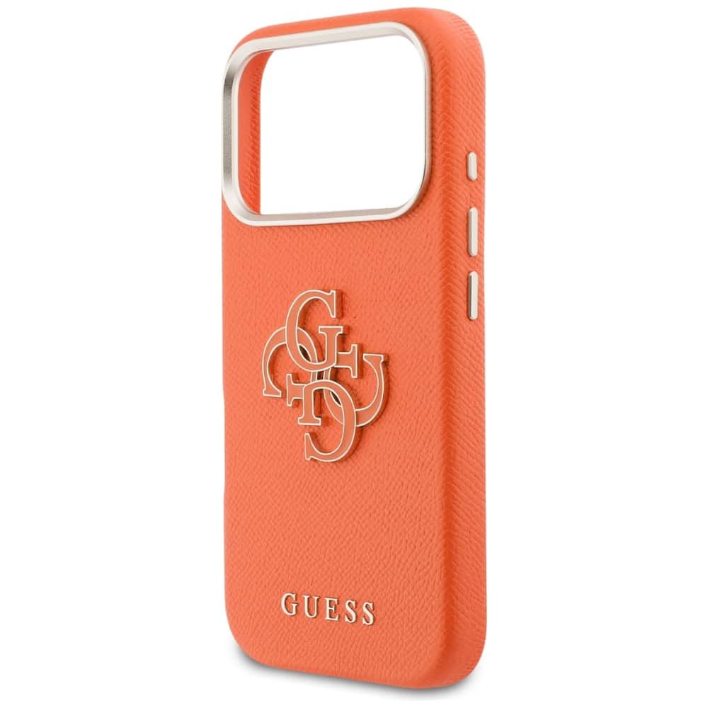 Case Guess FW Resin Logo για iPhone 17 Pro πορτοκαλί - Image 6