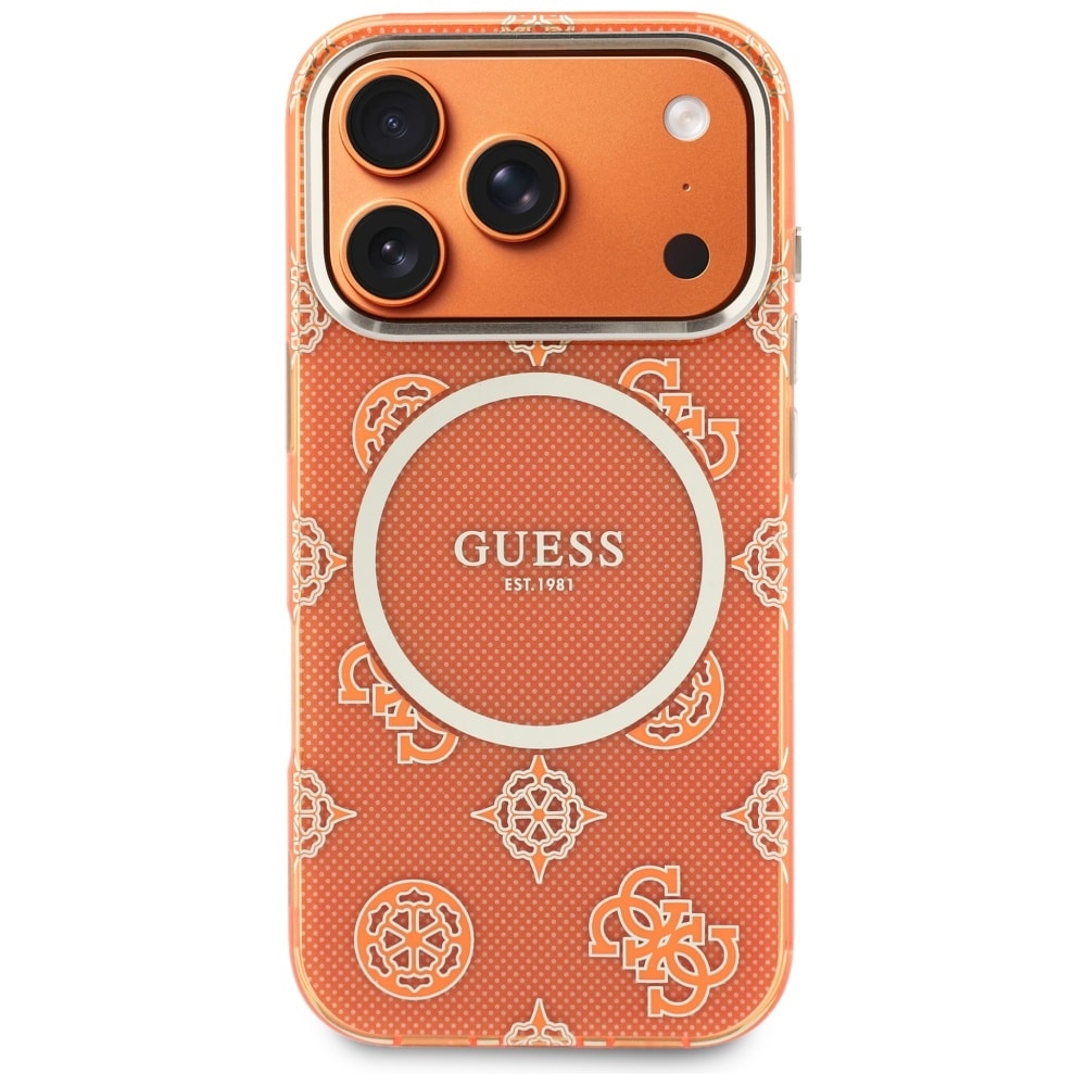 Guess IML Peony Dot - θήκη για Apple iPhone 17 Pro - Πορτοκαλί - Image 3