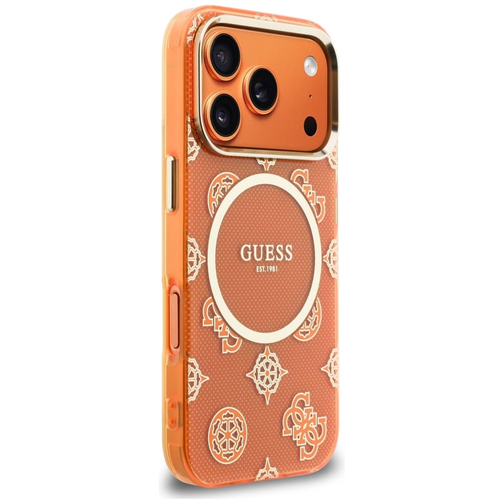 Guess IML Peony Dot - θήκη για Apple iPhone 17 Pro - Πορτοκαλί - Image 4