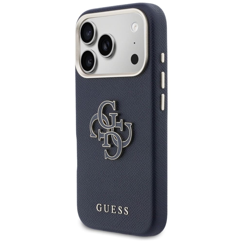 Case Guess FW Resin Logo για iPhone 17 Pro μπλε - Image 2