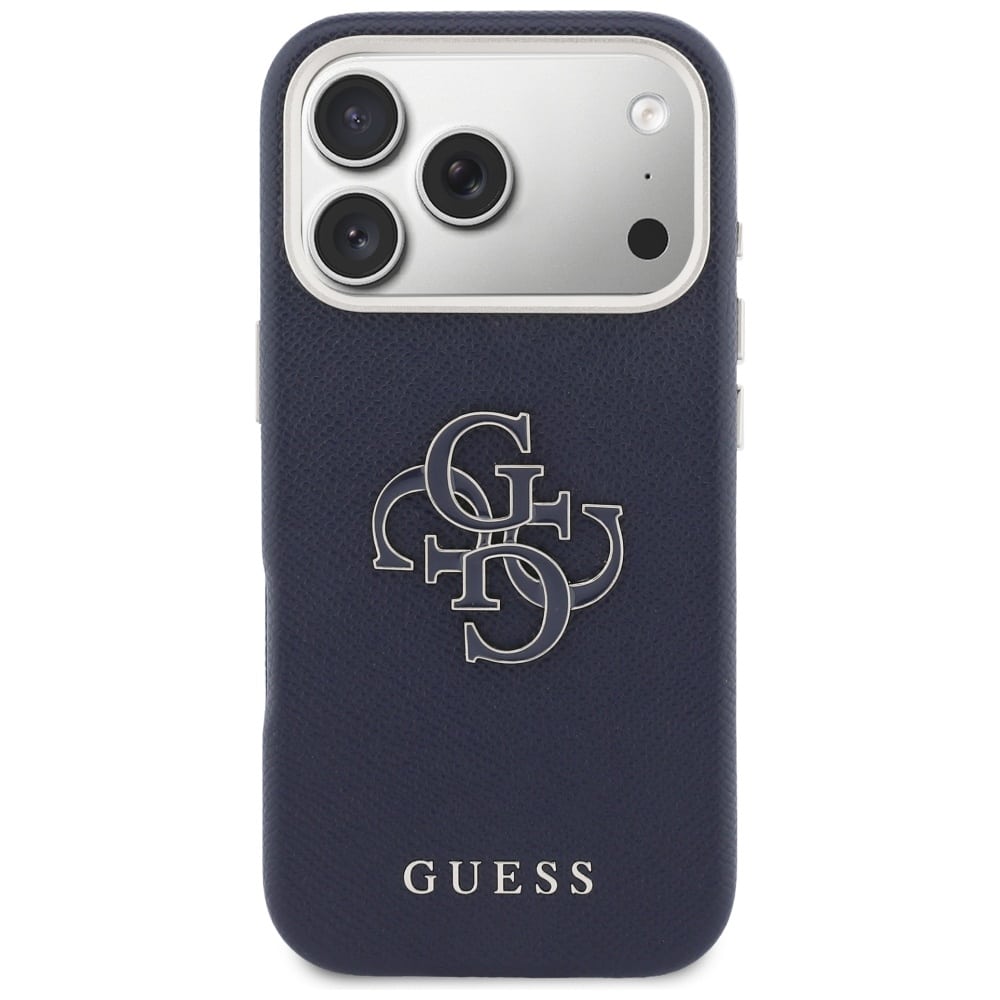 Case Guess FW Resin Logo για iPhone 17 Pro μπλε - Image 3