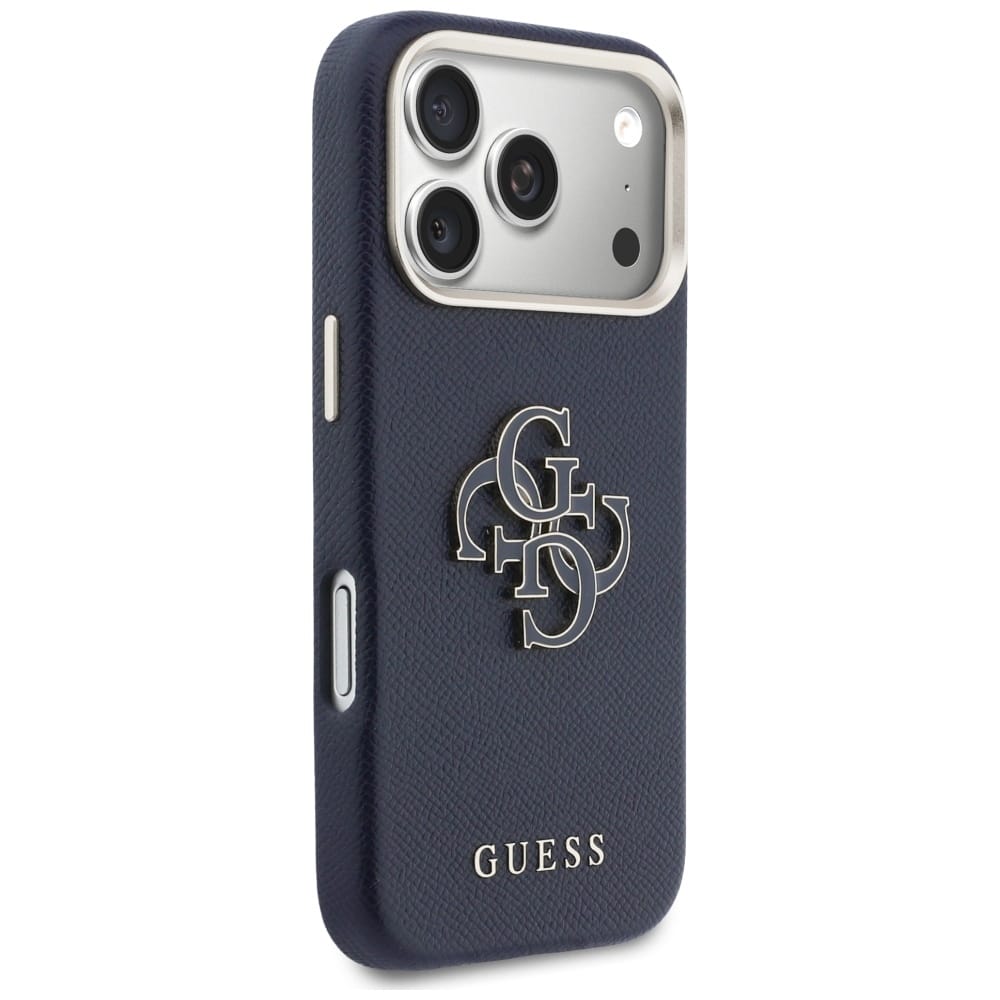 Case Guess FW Resin Logo για iPhone 17 Pro μπλε - Image 4