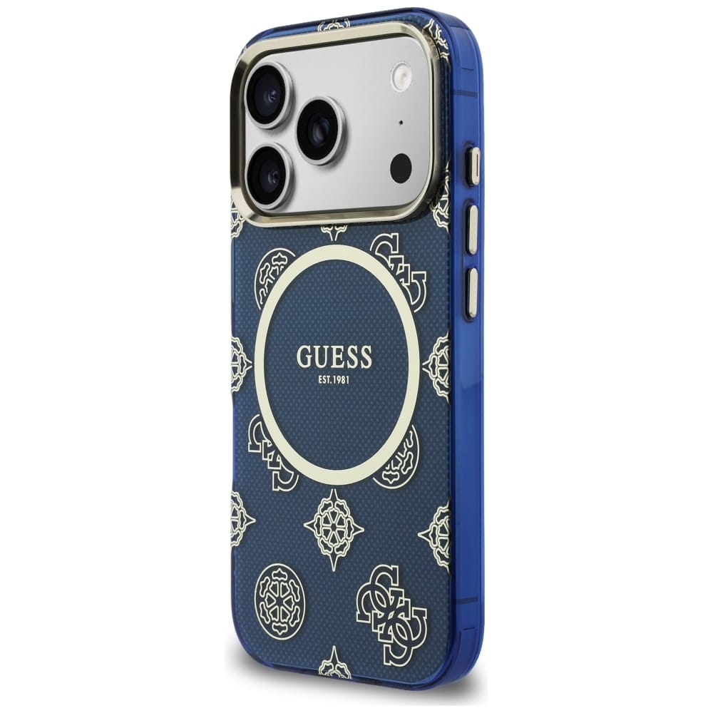 Guess IML Peony Dot - θήκη για Apple iPhone 17 Pro - Μπλε - Image 2