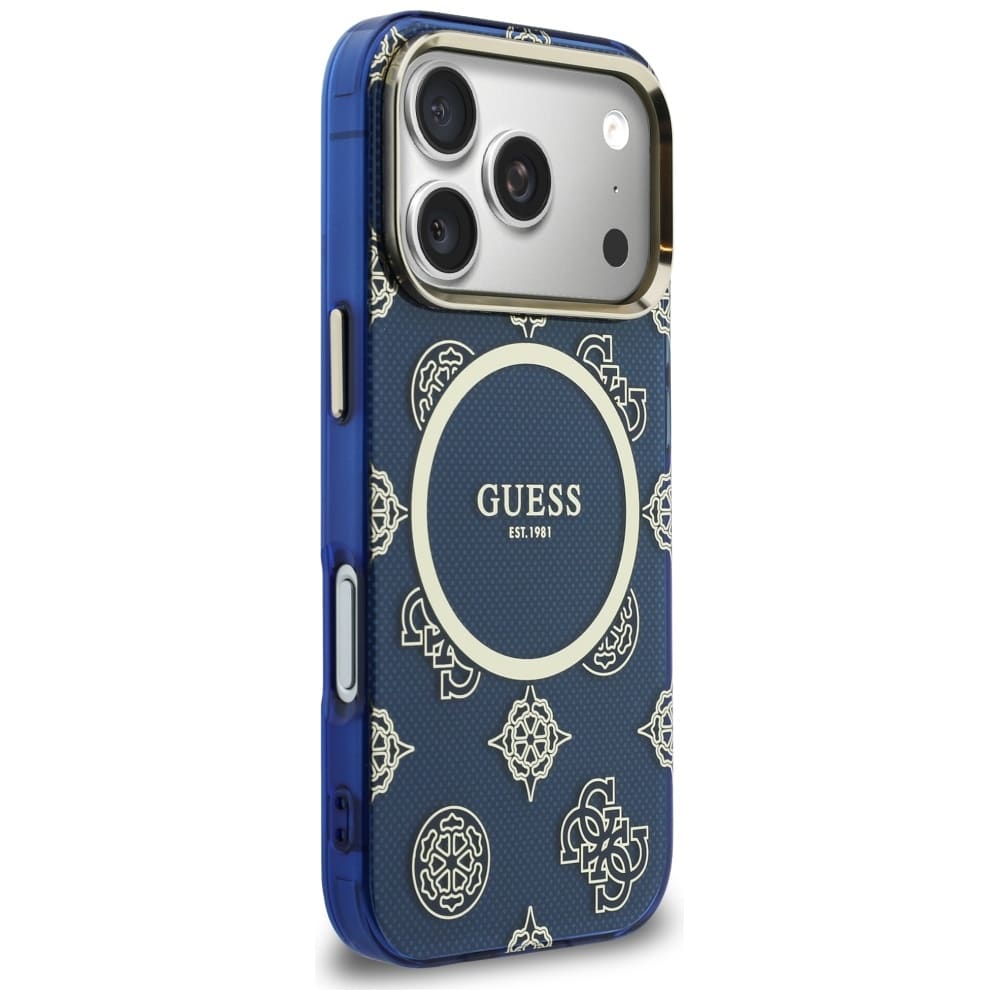 Guess IML Peony Dot - θήκη για Apple iPhone 17 Pro - Μπλε - Image 4