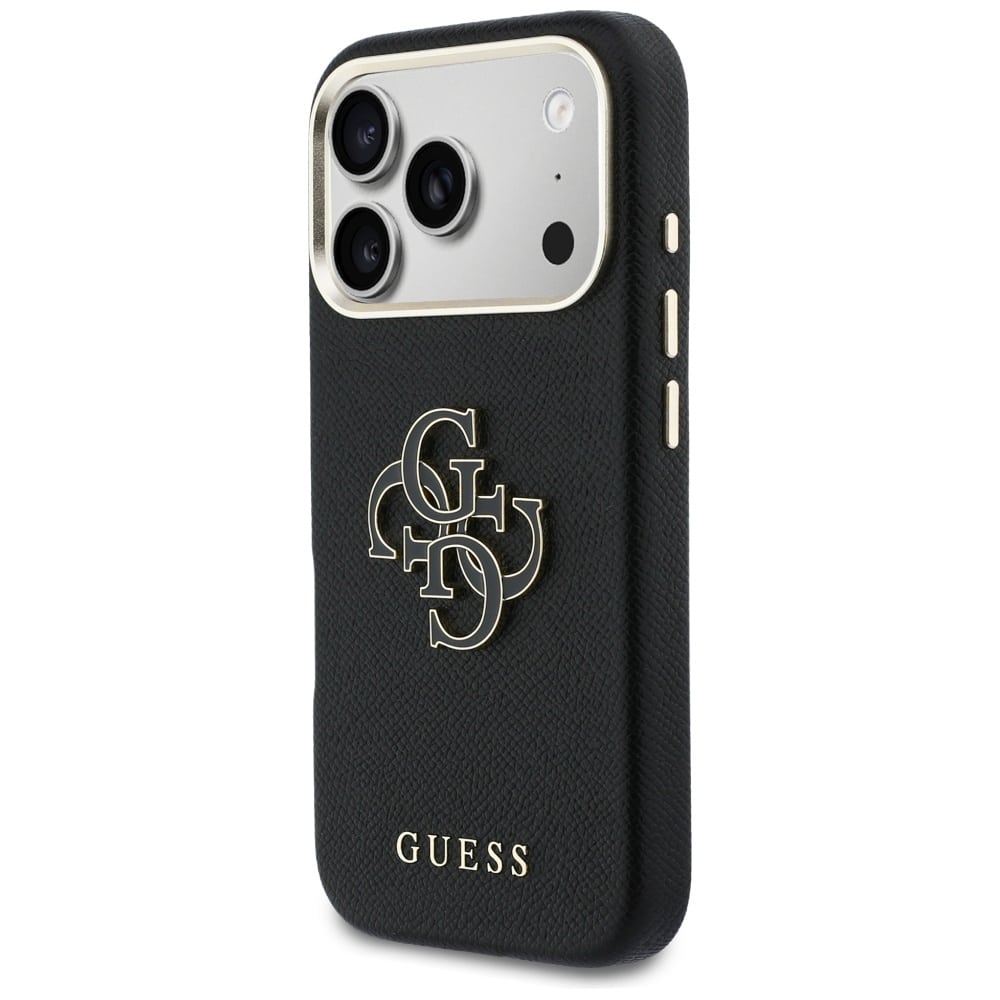 Case Guess FW Resin Logo για iPhone 17 Pro Max μαύρο - Image 2