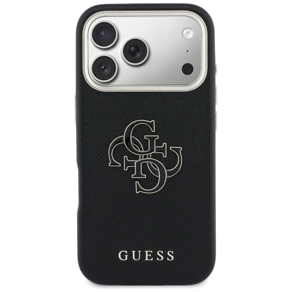 Case Guess FW Resin Logo για iPhone 17 Pro Max μαύρο - Image 3