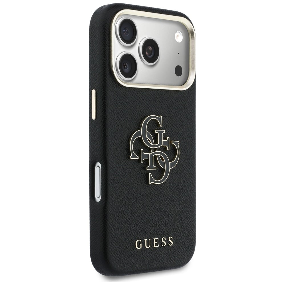 Case Guess FW Resin Logo για iPhone 17 Pro Max μαύρο - Image 4