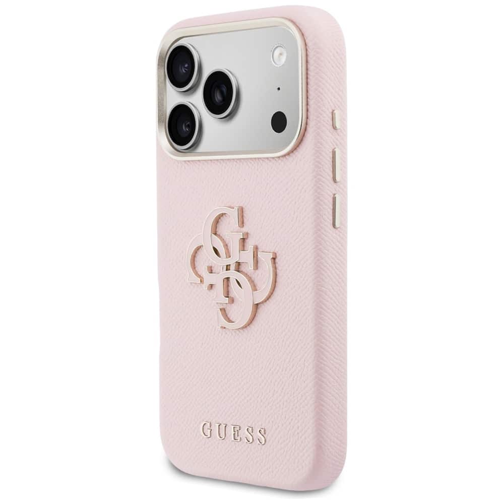 Case Guess FW Resin Logo για iPhone 17 Pro Max ροζ - Image 2