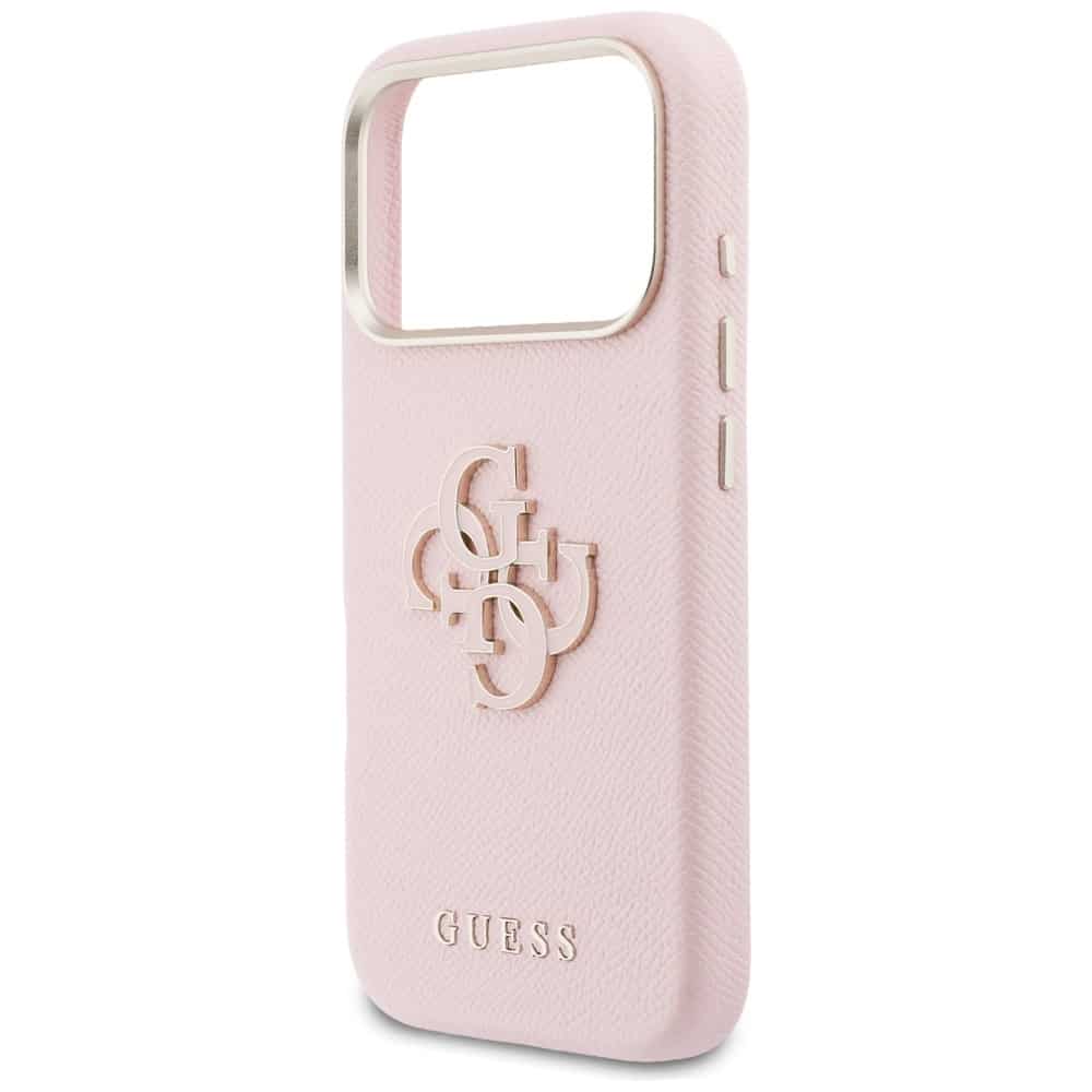 Case Guess FW Resin Logo για iPhone 17 Pro Max ροζ - Image 6