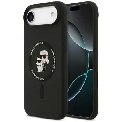 Karl Lagerfeld Karl&Choupette Ring MagSafe - θήκη για Apple iPhone Air - Μαύρο