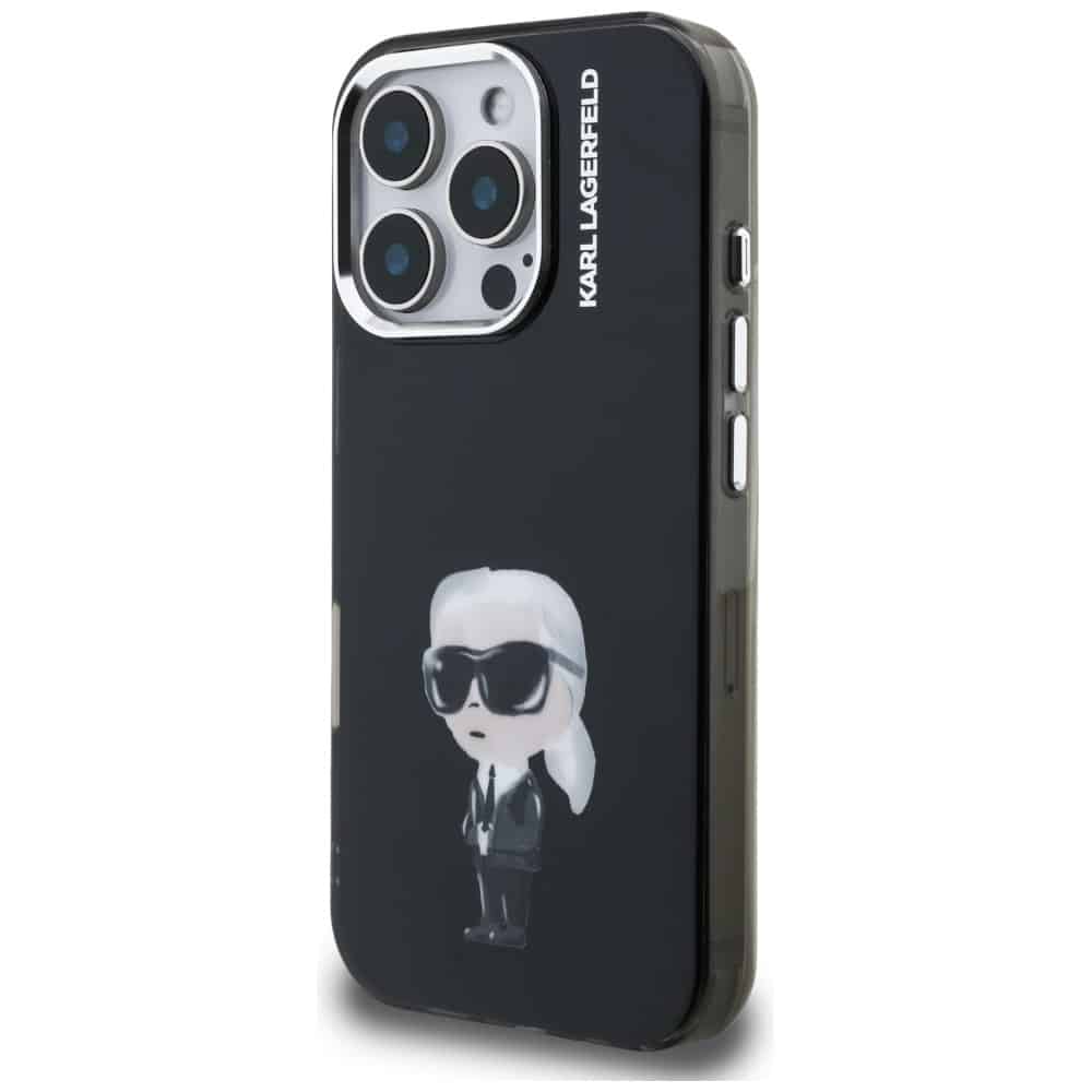 Karl Lagerfeld IML Aquarelle Karl & Logo - θήκη για Apple iPhone 16 Pro Max - Μαύρο - Image 2