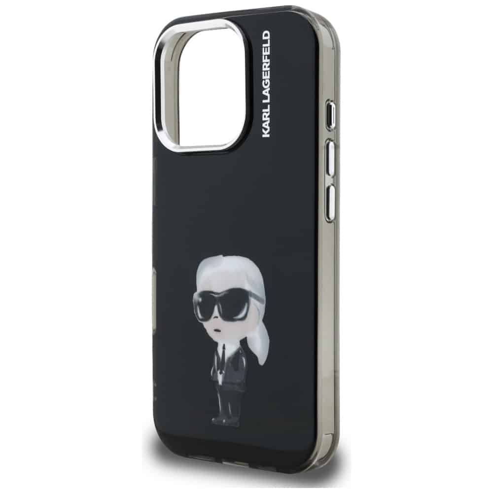 Karl Lagerfeld IML Aquarelle Karl & Logo - θήκη για Apple iPhone 16 Pro Max - Μαύρο - Image 6