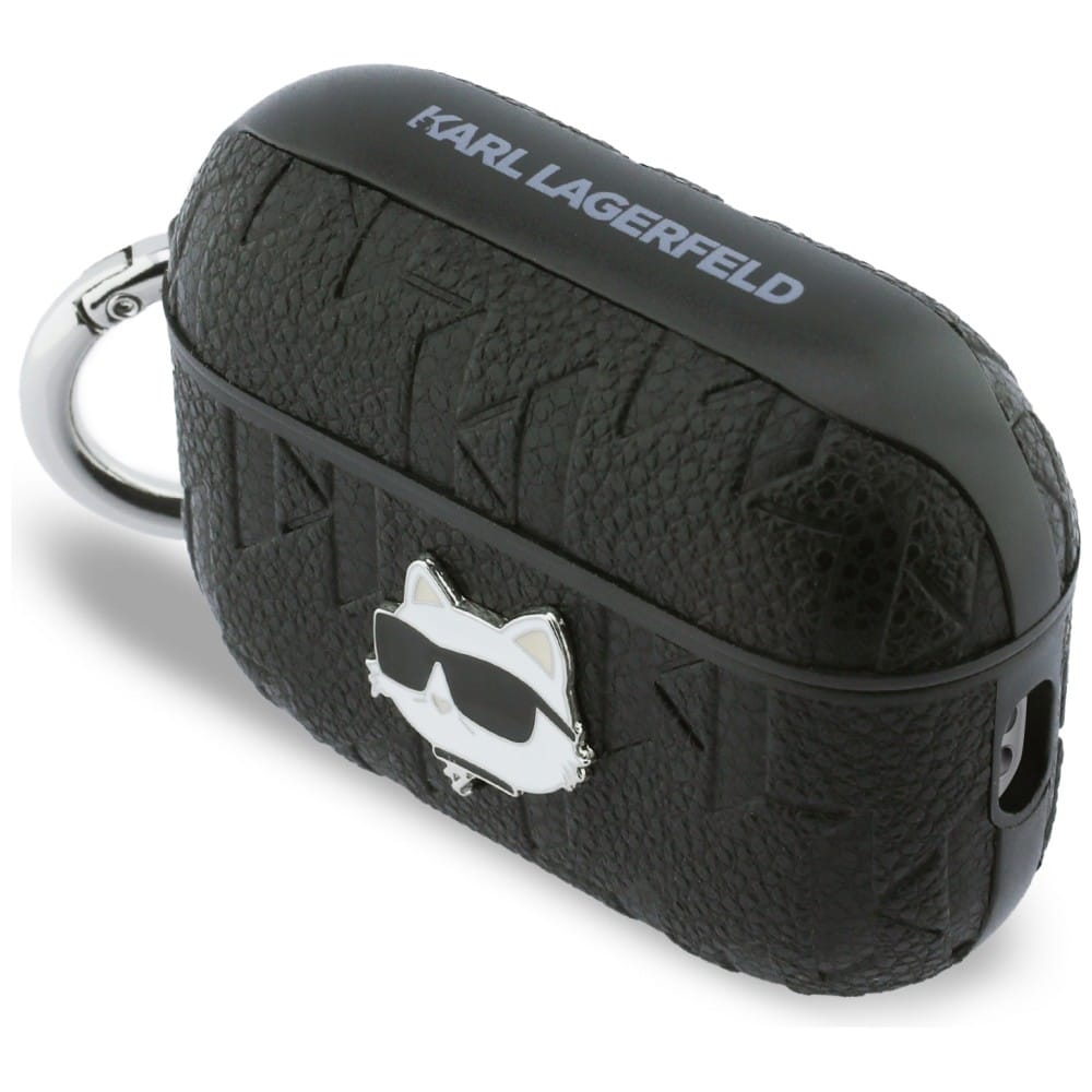 Case Karl Lagerfeld Monogram Choupette Head για AirPods Pro 3 μαύρο - Image 3