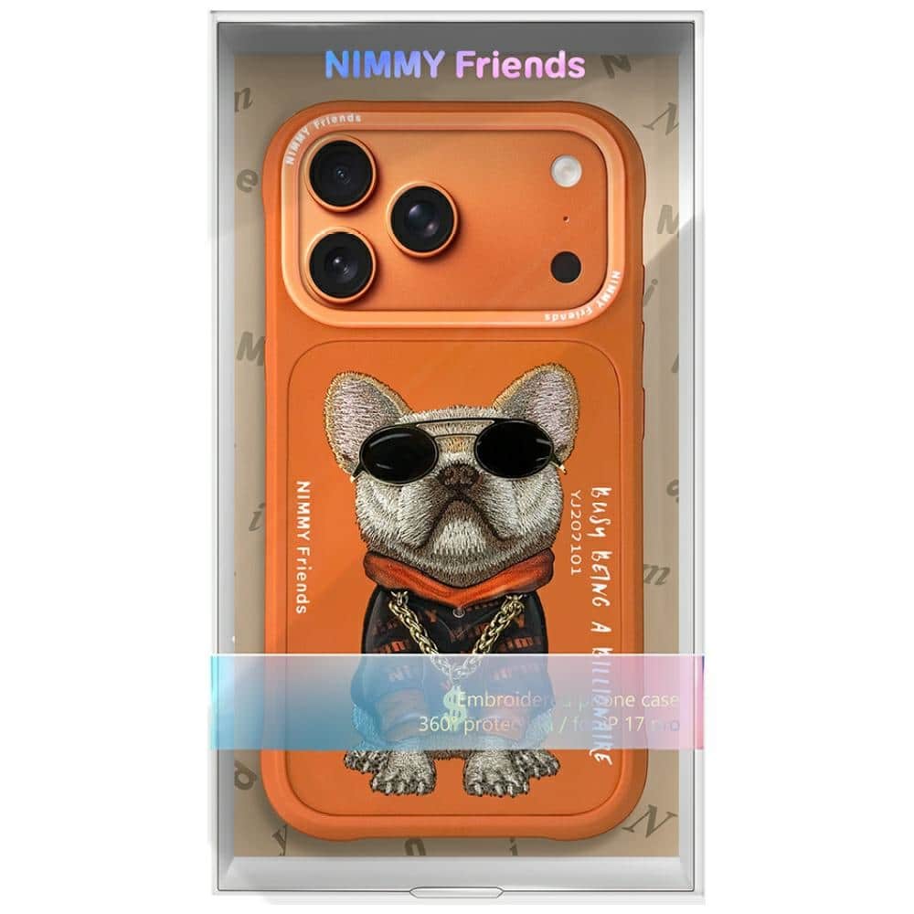 Nimmy Glasses Cool Dog - θήκη για Apple iPhone 17 Pro Max - Πορτοκαλί - Image 7