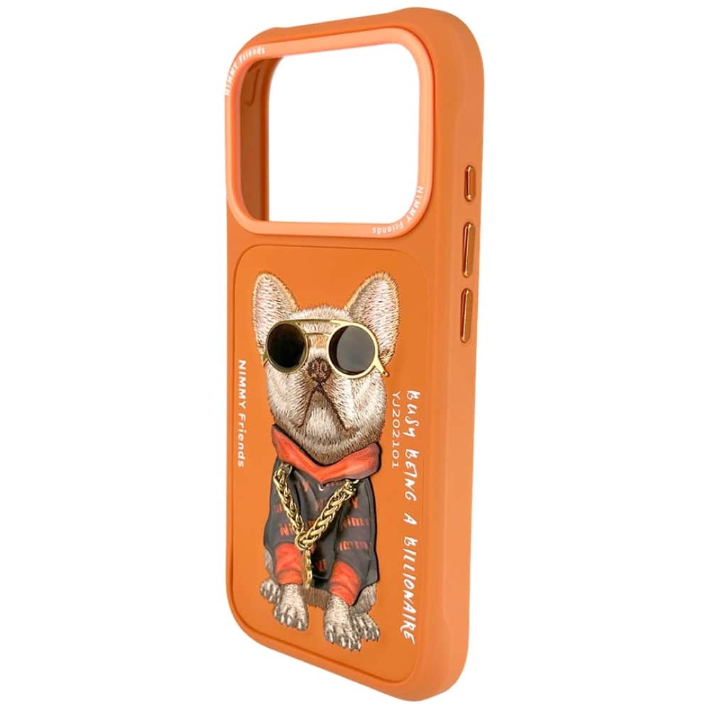 Nimmy Glasses Cool Dog - θήκη για Apple iPhone 17 Pro Max - Πορτοκαλί - Image 4