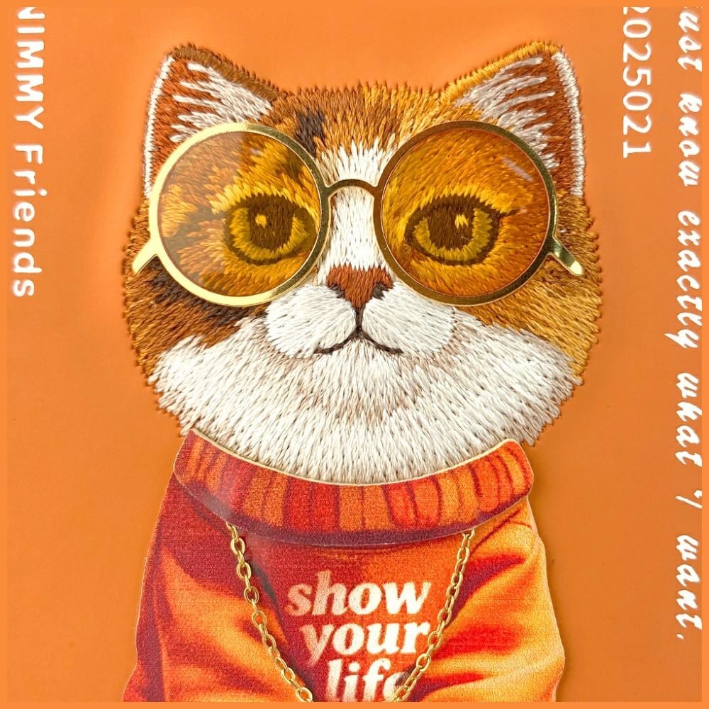 Nimmy Glasses Cool Cat - θήκη για Apple iPhone 17 Pro Max - Πορτοκαλί - Image 6