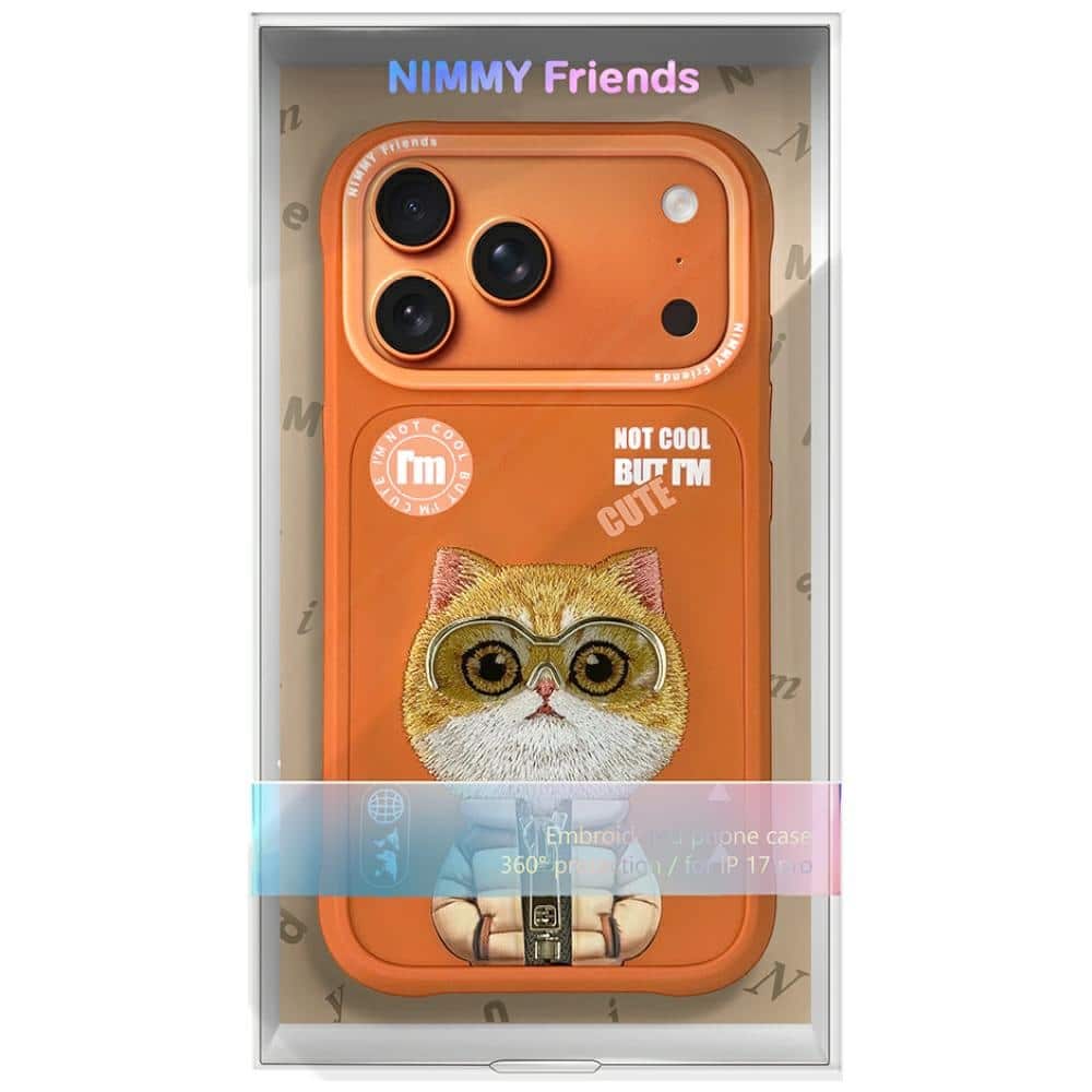 Nimmy Cool&Cute 2.0 Cat - θήκη για Apple iPhone 17 Pro Max - Πορτοκαλί - Image 7