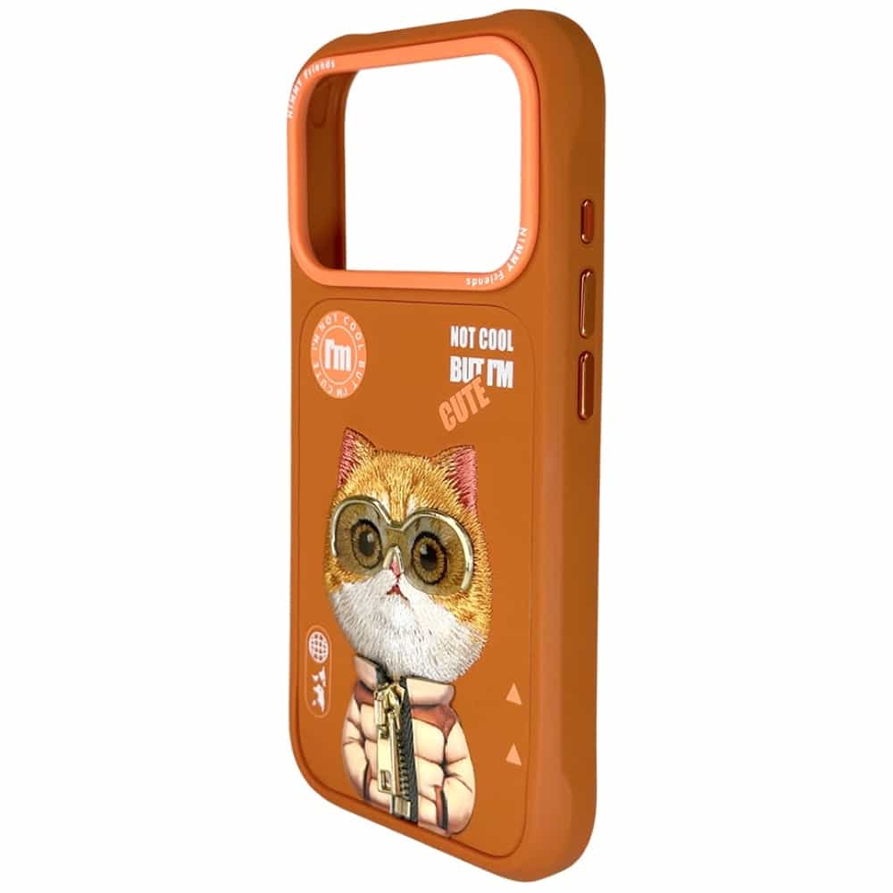 Nimmy Cool&Cute 2.0 Cat - θήκη για Apple iPhone 17 Pro Max - Πορτοκαλί - Image 3