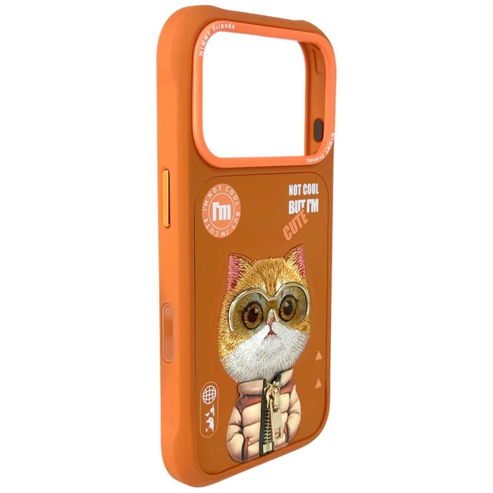 Nimmy Cool&Cute 2.0 Cat - θήκη για Apple iPhone 17 Pro Max - Πορτοκαλί - Image 4