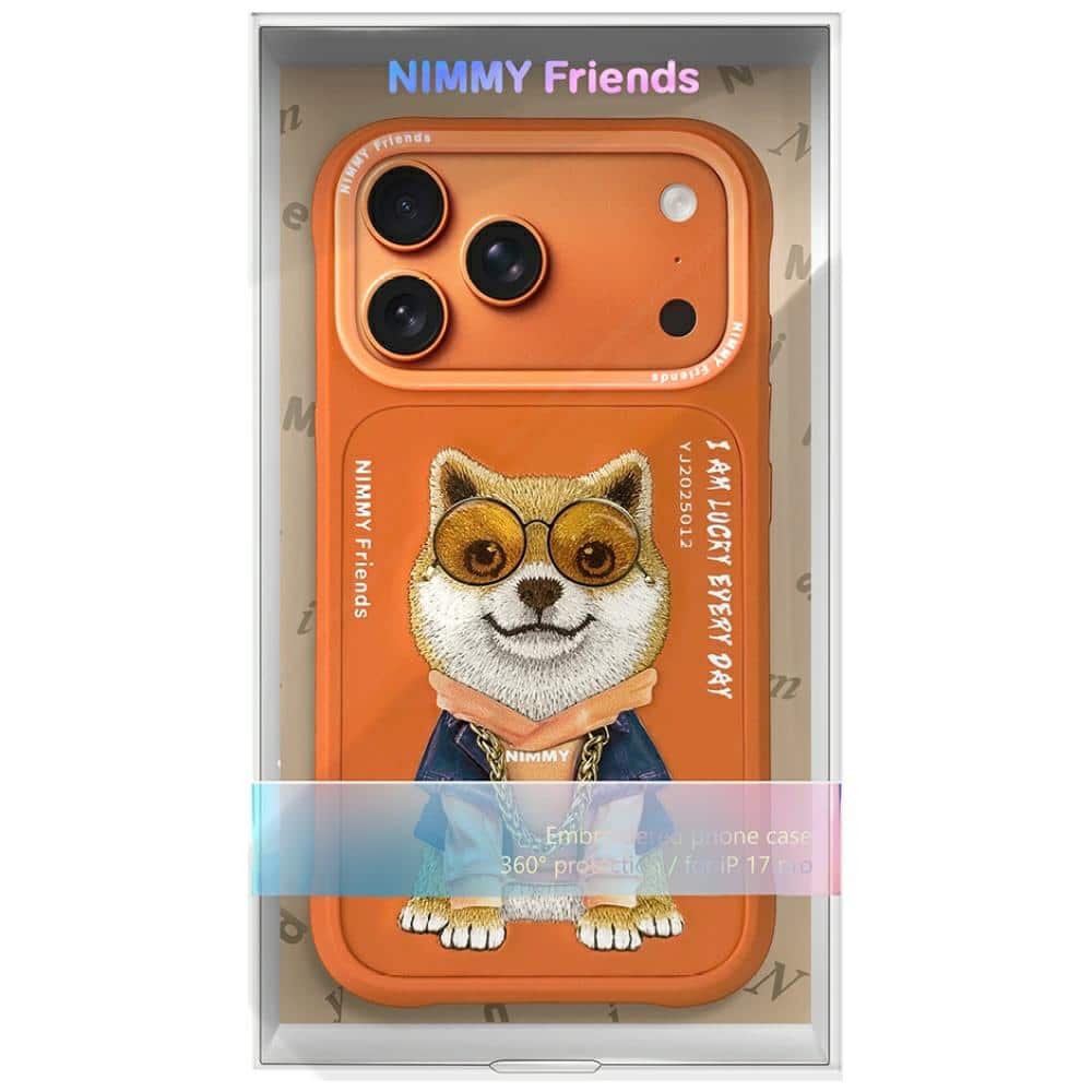 Nimmy Glasses Cool Dog - θήκη για Apple iPhone 17 Pro Max - Πορτοκαλί - Image 7