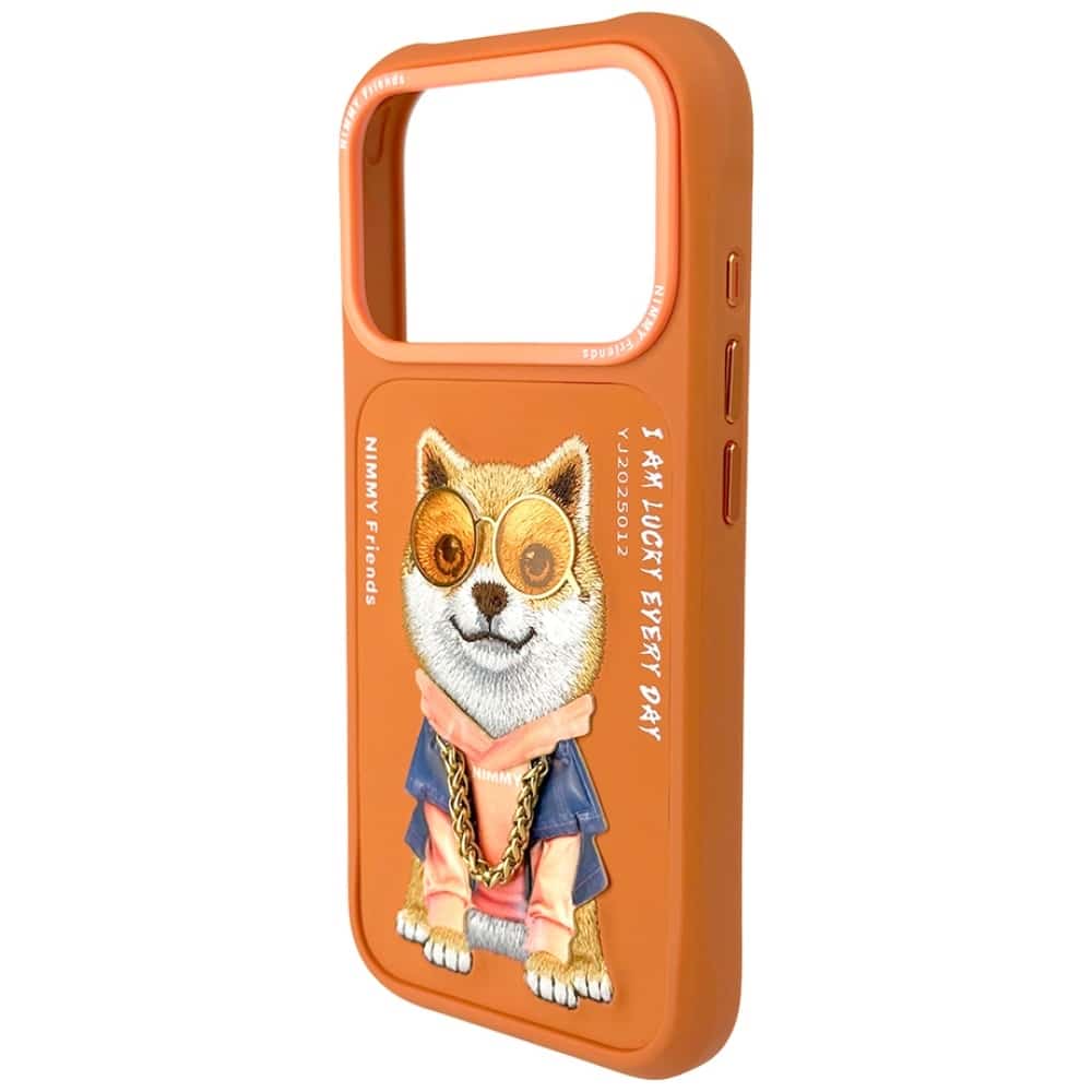 Nimmy Glasses Cool Dog - θήκη για Apple iPhone 17 Pro Max - Πορτοκαλί - Image 4