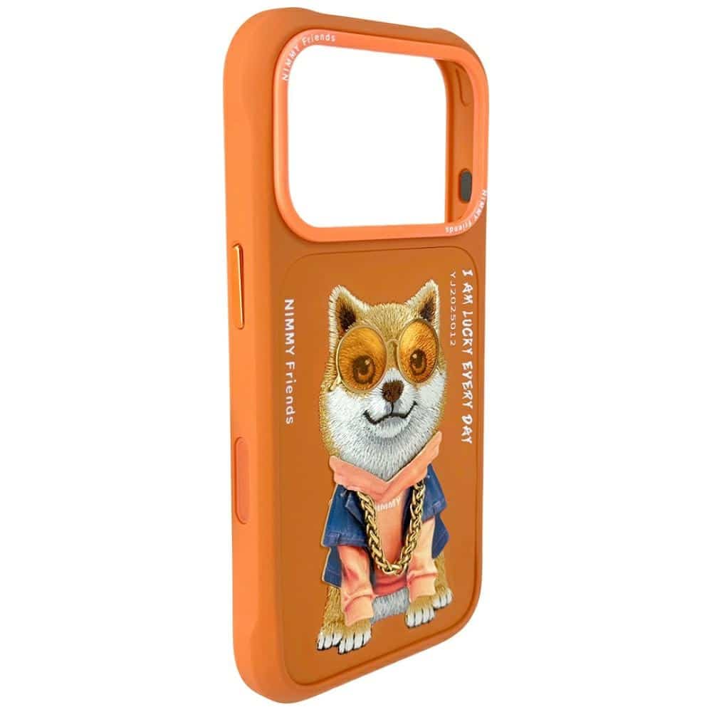 Nimmy Glasses Cool Dog - θήκη για Apple iPhone 17 Pro Max - Πορτοκαλί - Image 5