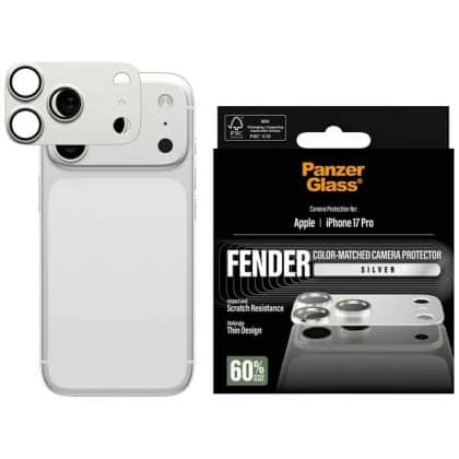 PanzerGlass Tempered glass for lens Fender Camera Protector for iPhone 17 Pro ασημί