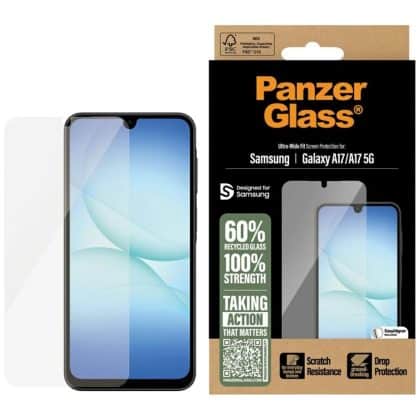 PanzerGlass Γυαλί Tempered Ultra-Wide Fit EasyAligner για Samsung Galaxy A17 / A17 5G