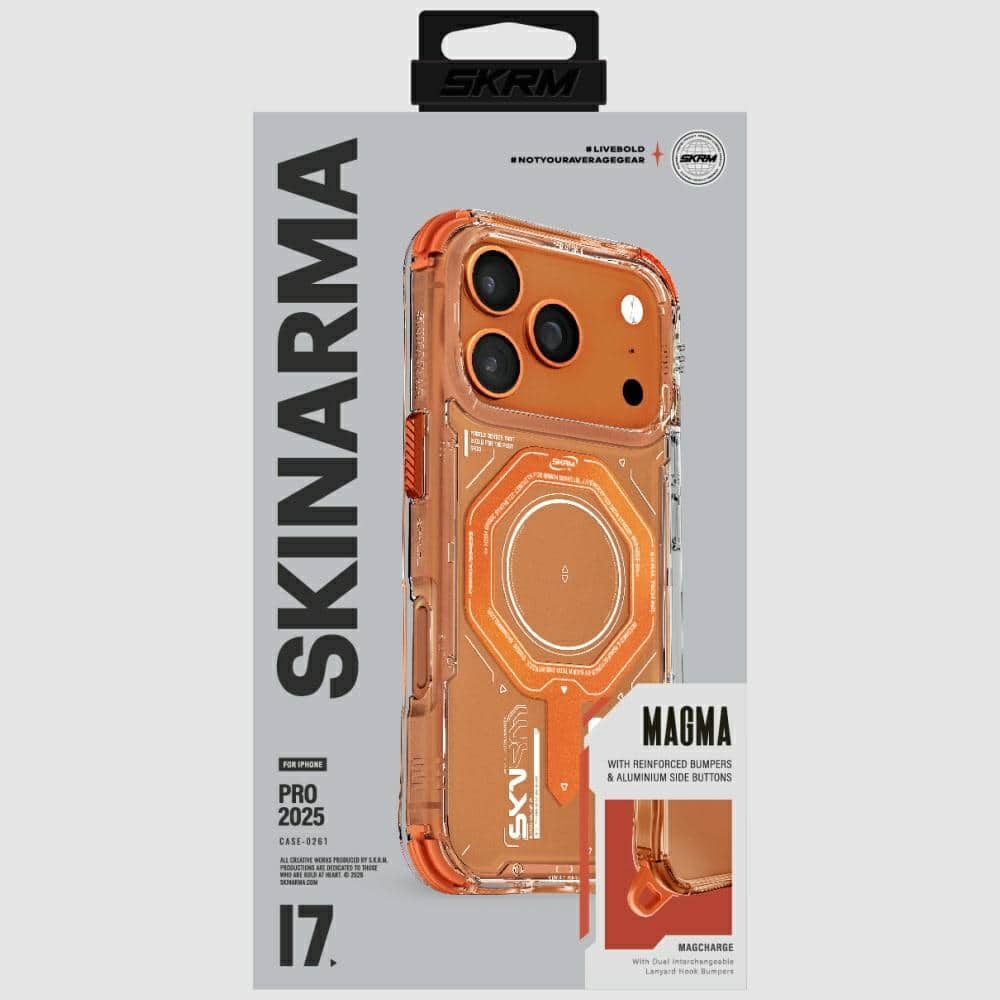Skinarma Magma - θήκη για Apple iPhone 17 Pro - Πορτοκαλί - Image 2