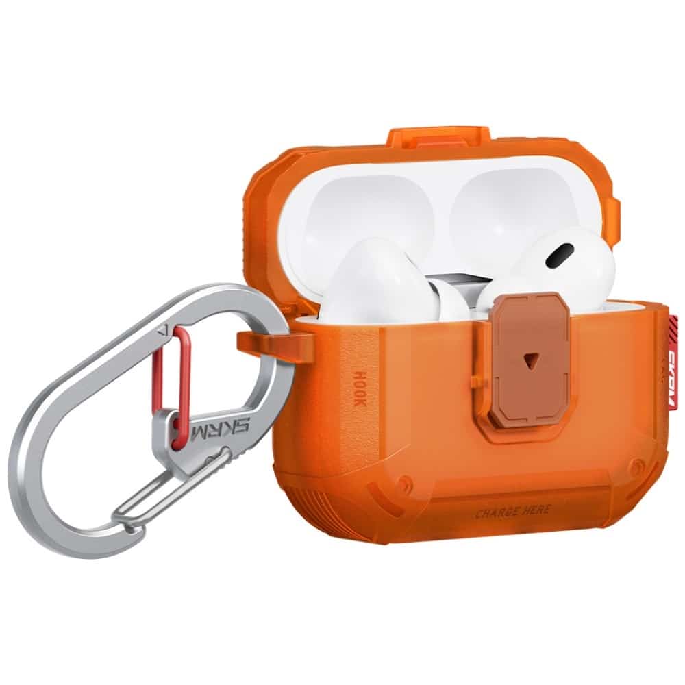 Skinarma Θήκη Mecha LE για AirPods Pro 3 πορτοκαλί - Image 2