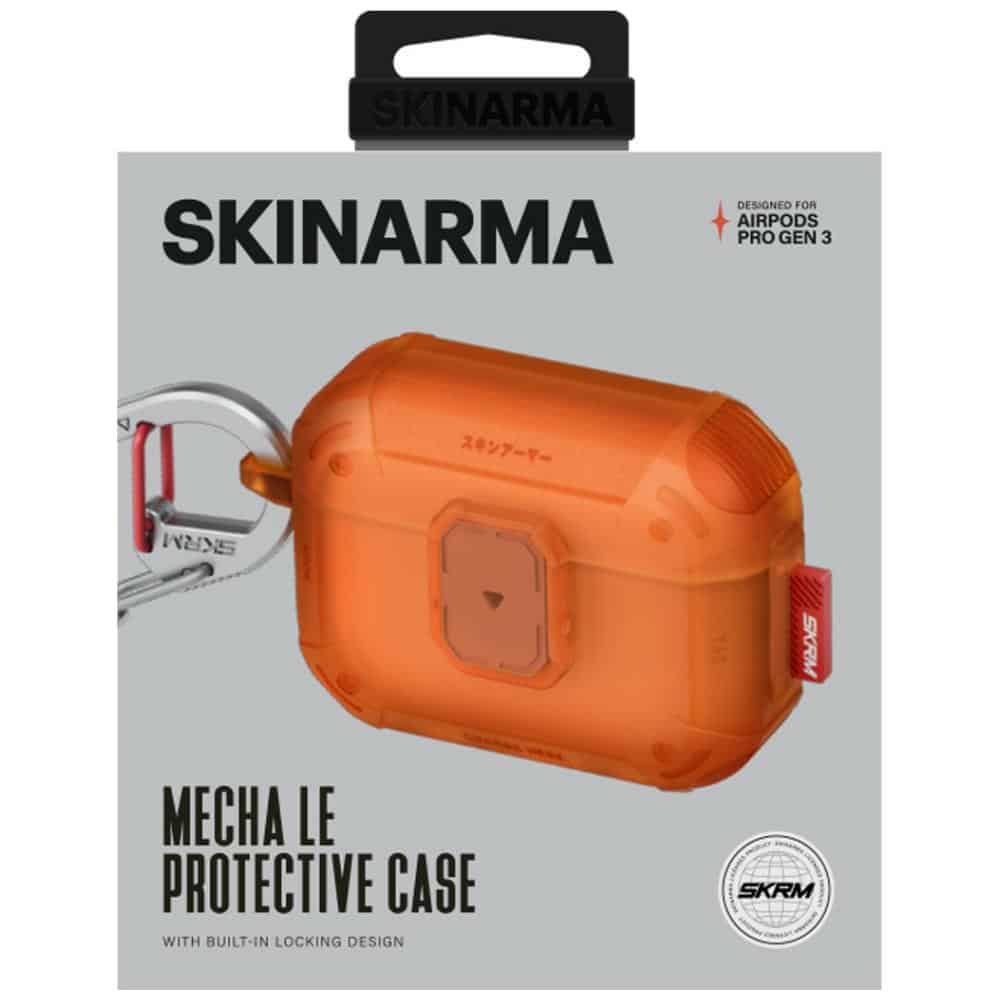 Skinarma Θήκη Mecha LE για AirPods Pro 3 πορτοκαλί - Image 4