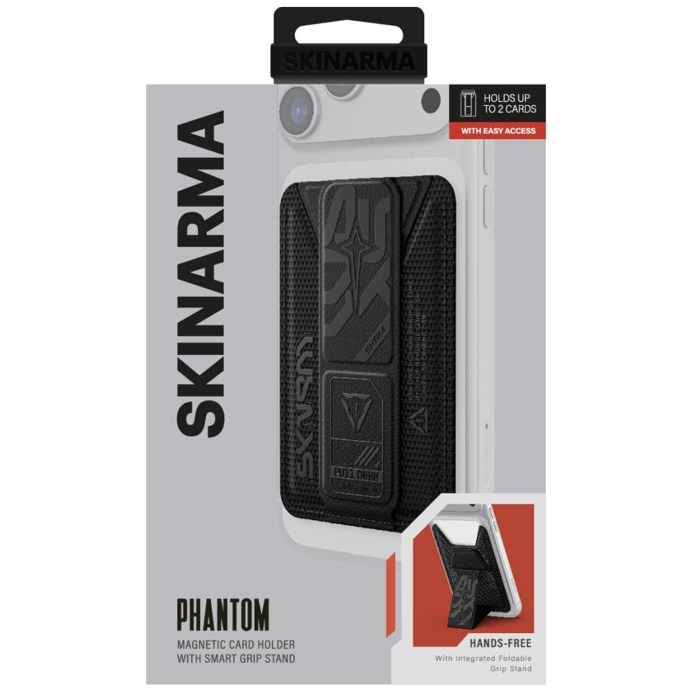 Wallet Skinarma Kado Phantom Magnetic Cardholder Grip Stand μαύρο - Image 3